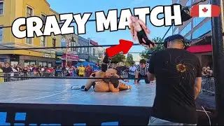 🇨🇦WRESTLING | Real Or Staged?😳| Oshawa Dowtown