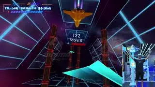 Break through the barriers in 'space Flight' in JAMMA 'VR Star'!