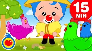Gallinitas de Colores | Y Más Vídeos para Aprender con Plim Plim (15 Min) | Plim Plim