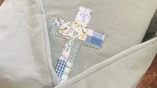 How to make a patchwork applique {cross sweatshirt}