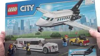 UNBOXING: LEGO CITY 60102 Airport VIP Service / Letisko - VIP servis (2016)  Part 1.