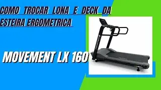 Como trocar lona e deck esteira ergométrica!