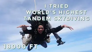 SKYDIVING FOR MY BIRTHDAY | 18000 ft | Bay Area California
