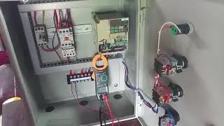 Tủ điều khiển biến tần 2.2kw 1pha 220v Ra 3 pha 220v dùng Biến trở và công tắc ngoài điều khiển