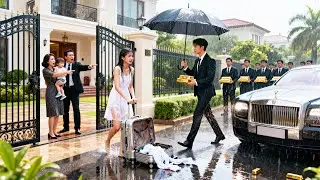 灰姑娘被趕出家門，踏上鄉村尋親路，就在眾人都以為她只是個窮丫頭時，親生父母曝光身份嚇壞所有人！#短劇 #爽劇 #煥新劇場