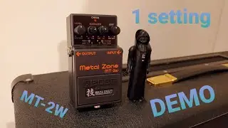 Boss MT-2W Metal Zone Demo!