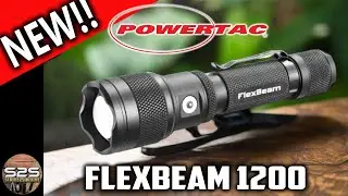 NEW!! Powertac FlexBeam 1200 Lumens 700 Meter Throw | @OfficialPowerTac
