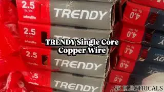 TRENDY ARKAYLITE Single Core Copper Wire.Available on SK ELECTRICALS near MASJID & Axis Bank Bijapur