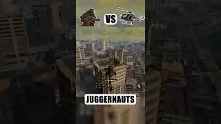 Juggernaut vs Helicopter #warzone