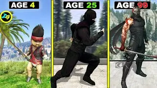Surviving 99 YEARS As NINJA in GTA 5