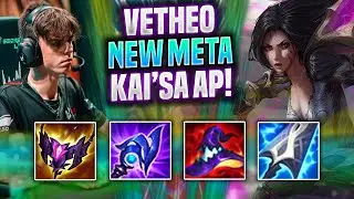 VETHEO NEW META KAI'SA MID FULL AP! - MSF Vetheo Plays Kai'sa Mid vs Zoe! | Season 2022