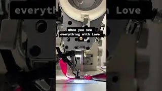 Everything is sewn with Love 😍 #sewing #sewingtutorial #diy