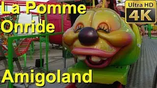 La Pomme (Onride) Amigoland grau du roi La Pomme POV &ndash; FunFair France Coaster OnRide + Off Ride (4K)