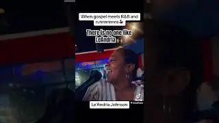 Le&rsquo;Andria Johnson sings R.Kelly #Gospel meets #RNB