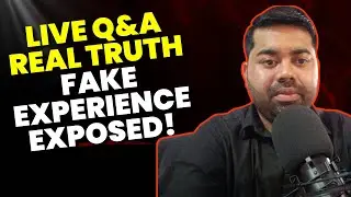 LIVE Q&A 🔴 Fake Experience, PF, Bank Statement & Long Career Gap &ndash; Truth & Guidance