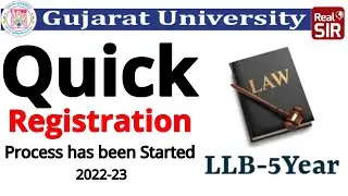Five-Year's Integrated Law Quick Registration process has been Started 2022 | GU Admission 2022-23