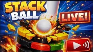 Stack Ball Live Part 99! #live #stackballlive #shortslive🎮😱#viral#Live😱
