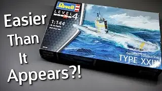 Too Simple For A Skill Level 4?! Revell Type XXIII Submarine Model Kit in 1/144 Scale - Unboxing