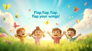 Flying Animal Song🕊️ | Bird, Owl & Butterfly Dance | Fun Preschool Movement & Learning Song for Kids
