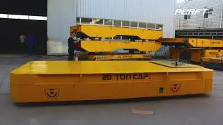 20t motorized trackless transfer car ladle industrial cart