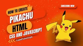 Creating Pikachu | HTML CSS & JavaScript#pikachu #coding
