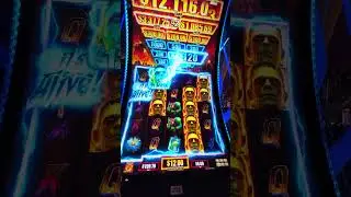FRANKENSTEIN SLOT FREE GAMES BIG WIN!  #slot #lasvegas #jackpot