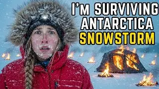 I Survived a −58°C Blizzard in Antarctica 🥶| Extreme Off-Grid Winter Life --- Then This Happened 🤯