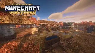 Minecraft Relaxing Longplay - Horse Barn (No Commentary with relaxing medieval music) 1.20