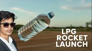 High pressure water rocket 🚀 || Water Bottle Rocket Experiment #mrindiahacker #sci