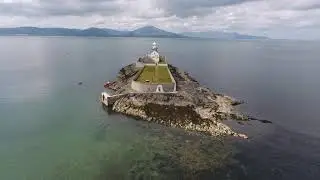 Tralee Bay Co Kerry. July 2019. Drone footage Magharees, Fenit harbour.