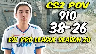 CS2 POV | The MongolZ 910 (38/26) vs BIG (Ancient) @ ESL Pro League Season 20