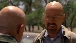 Mike Ehrmantraut's last scene but it's an anime dub