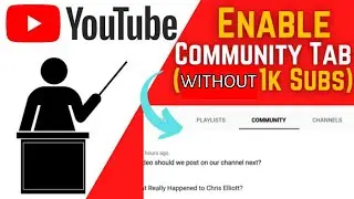 how to get community tab on youtube with 0 subscribers | how to get community tab on youtube