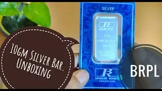 10 gm silver bar.. unboxing