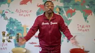 Walter King TuT Johnson speaks to the youth