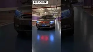 Stylish Car Ambient Lighting Install #shorts AutoArt