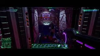 System Shock [2023] - Finishing up Security, getting to the big scary boss looking room.