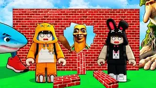 Ferix, Kezri Dan Ciko Membuat Rumah Pertahanan Dari Serangan Brainrot! ROBLOX