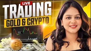 GOLD  AND CRYPTO LIVE TRADING  || 28 JAN   || @TheTradingFemme   @thetradingfemmedipika