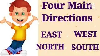 Main Directions||Four Main Directions🧭|| #MainDirections #RituSainiKidsPlanet #DirectionsForKids