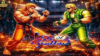 ART of FIGHTING &ndash; RYO SAKAZAKI | LEVEL 8 (HARDEST) | NEO&bull;GEO ARCADE | 4K UHD 60FPS