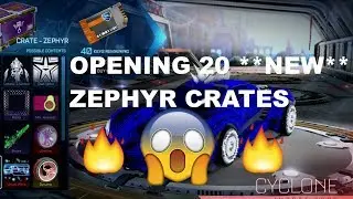 OPENING 20 *BRAND NEW ZEPHYR* Crates | Rocket League | PAINTED CAR