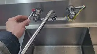How to fix a Faucet that is Shaking! Zurn Faucet Cartridge Replacement.