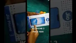 Jio phone 3 Unboxing