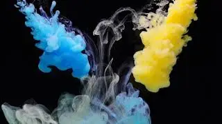 Colors Satisfaction, Ink in motion, Relaxing, Visuals, Spreading, #relaxinseconds