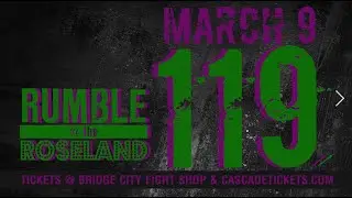 Rumble at the Roseland 119! Robert Plympton Defends his Belt!