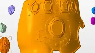 infinity gauntlet stone thanos avengers infinity war 3d printable model print file do3d.com