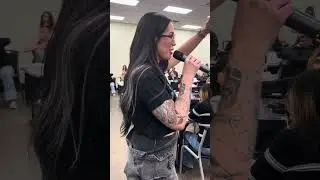 Lauren Slays Hair live at Paul Mitchell the School Temecula