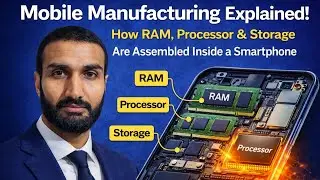 Mobile Manufacturing Explained: How RAM, Processor & Storage Are Assembled Inside a Smartphone