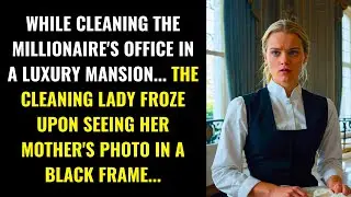 THE CLEANER FROZE WHEN SHE SAW HER MOTHER'S PHOTO IN THE MILLIONAIRE'S MANSION...